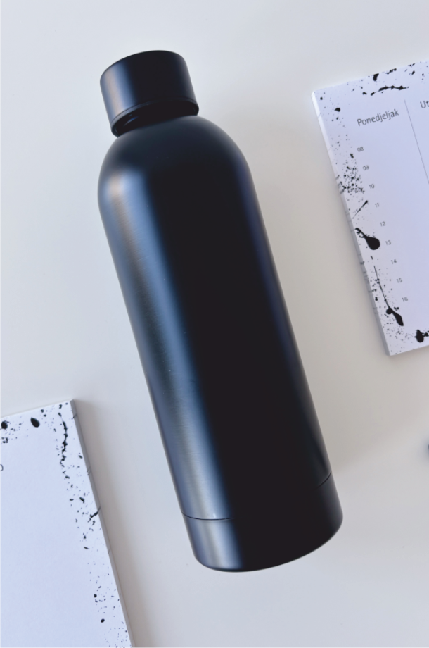 BOCA  OD NEHRĐAJUČEG ČELIKA CRNA 500 ml